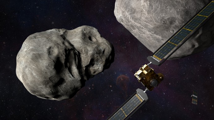 태양계 소행성 Asteroid 충돌 실험