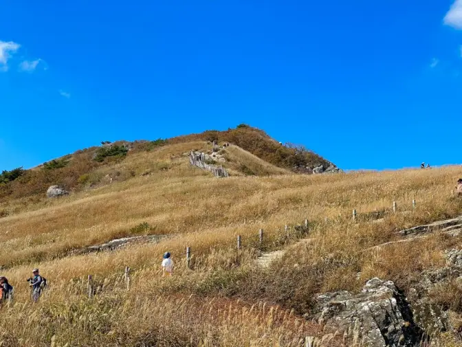 간월재 울산 10월 11월 억새풀 명소 사슴농원 코스, 휴게소, 간월산 정산