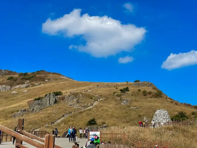 간월재 울산 10월 11월 억새풀 명소 사슴농원 코스, 휴게소, 간월산 정산