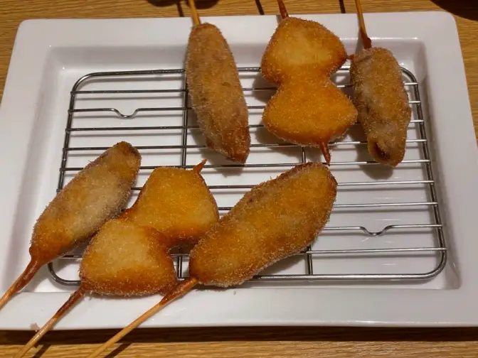 쿠시카츠 아게텐카 일본 오사카 쿠시카츠 꼬치튀김 맛집